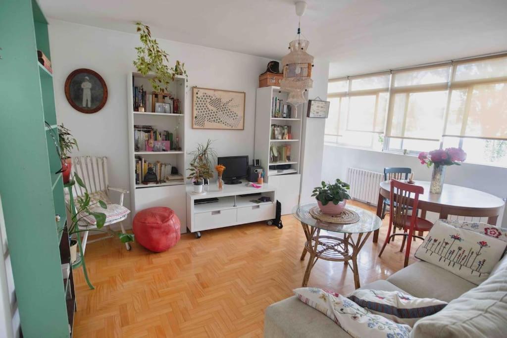 Piso Centrico, Bonito, Acogedor, Aire Acondicionado Y Piscina Enfrente De Casa Madrid Exterior foto